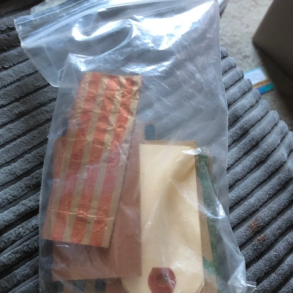 Unbranded Brown and Green Home Accent - Decorative Coin Rolls in Clear Bag